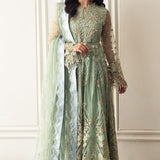Mushq | Hemline Aura Debut Wedding Formals | PISTACHIO