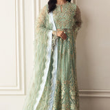 Mushq | Hemline Aura Debut Wedding Formals | PISTACHIO