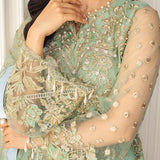 Mushq | Hemline Aura Debut Wedding Formals | PISTACHIO