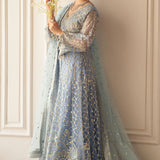 Mushq | Hemline Aura Debut Wedding Formals | PERIWINKLE