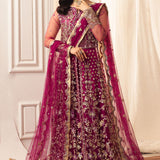 Mushq | Hemline Aura Debut Wedding Formals | FUCHSIA