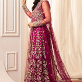 Mushq | Hemline Aura Debut Wedding Formals | FUCHSIA