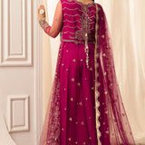 Mushq | Hemline Aura Debut Wedding Formals | FUCHSIA