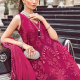 Maria B | Luxury Chiffon Collection | Magenta Pink
