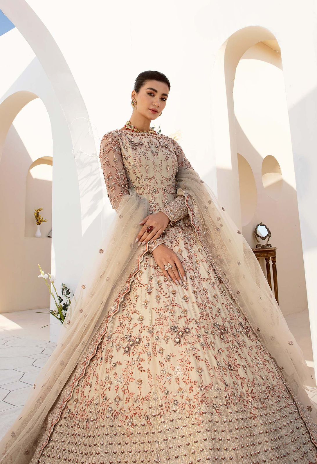AKBAR ASLAM SELENE U-1463 FORMAL COLLECTION STITCHED