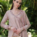 Noor by Saadia Asad | Luxury Chikankari Lawn24 | D3-A Mink Schifli