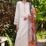 Noor by Saadia Asad | Luxury Chikankari Lawn24 | D6-B White Laser