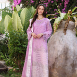 Noor by Saadia Asad | Luxury Chikankari Lawn24 | D9-A Pink