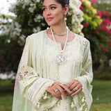 Noor by Saadia Asad | Luxury Chikankari Lawn24 | D11-B Mint Schifli
