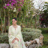 Noor by Saadia Asad | Luxury Chikankari Lawn24 | D11-B Mint Schifli