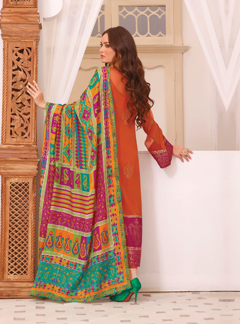 Zainab Chottani | Luxury Pret | FIESTA ROUGE