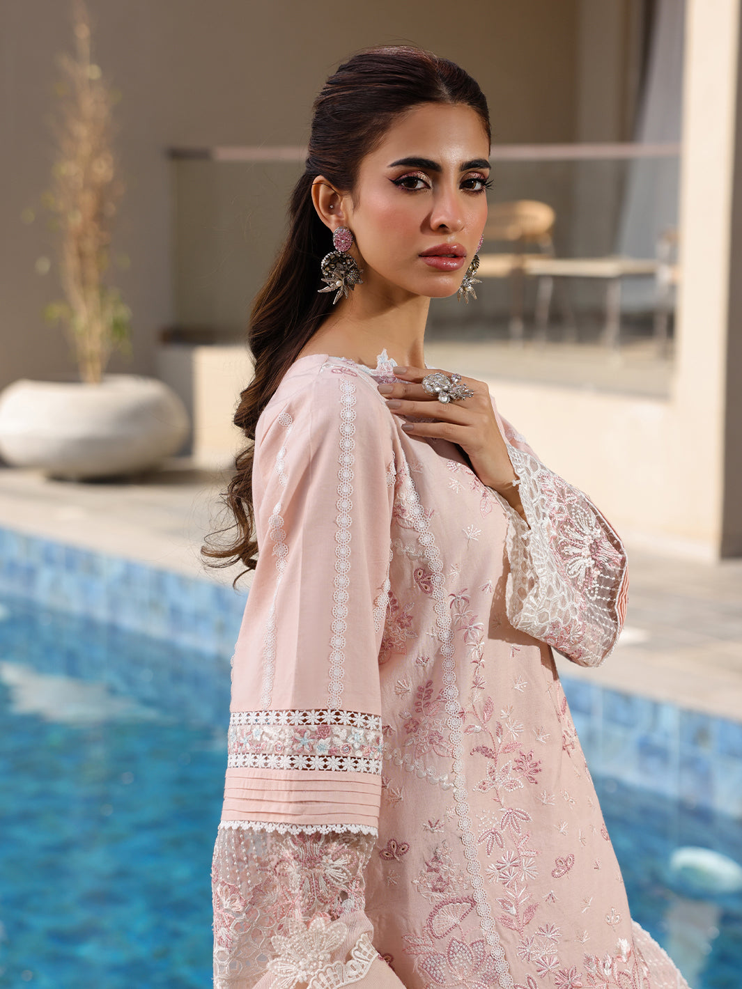 Faiza Faisal | Marine Luxury Lawn 25 | MARIA