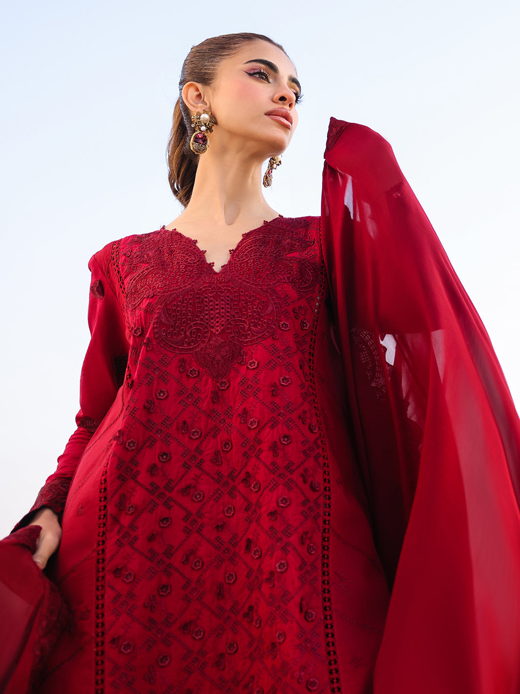 Faiza Faisal | Marine Luxury Lawn 25 | TARA