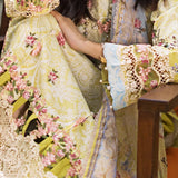 ELAF Signature Embroidered Lawn Unstitched 3Pc Suit ESL-02A PIXIE DUST