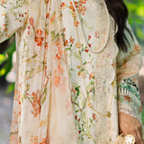 ELAF Signature Embroidered Lawn Unstitched 3Pc Suit ESL-03A ANGELS BREATH