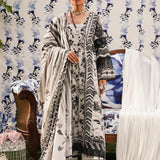 Elaf Premium | Printed Collection 24 | EEP-07B - Black Blossom
