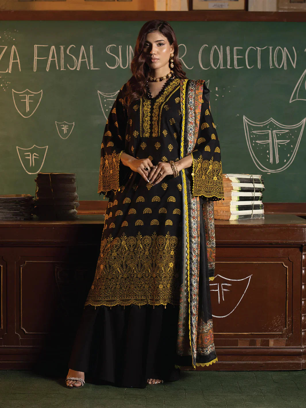 Faiza Faisal | Maya Luxury Lawn | Clara