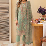Ramsha | Chevron Chiffon Collection |A-901