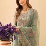 Ramsha | Chevron Chiffon Collection |A-901
