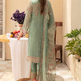 Ramsha | Chevron Chiffon Collection |A-901