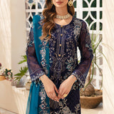 Ramsha | Chevron Chiffon Collection | A-903