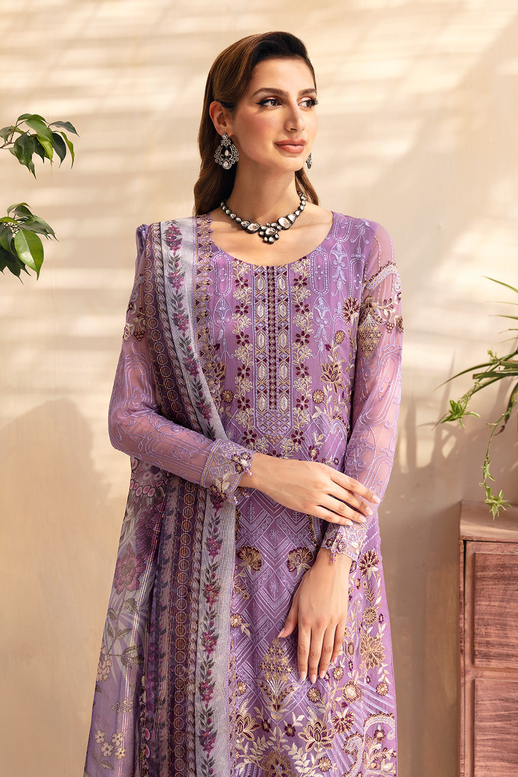 Ramsha | Chevron Chiffon Collection | A-906
