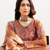 Ramsha | Chevron Chiffon Collection | A-810