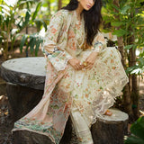 ELAF Signature Embroidered Lawn Unstitched 3Pc Suit ESL-03A ANGELS BREATH