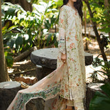 ELAF Signature Embroidered Lawn Unstitched 3Pc Suit ESL-03A ANGELS BREATH