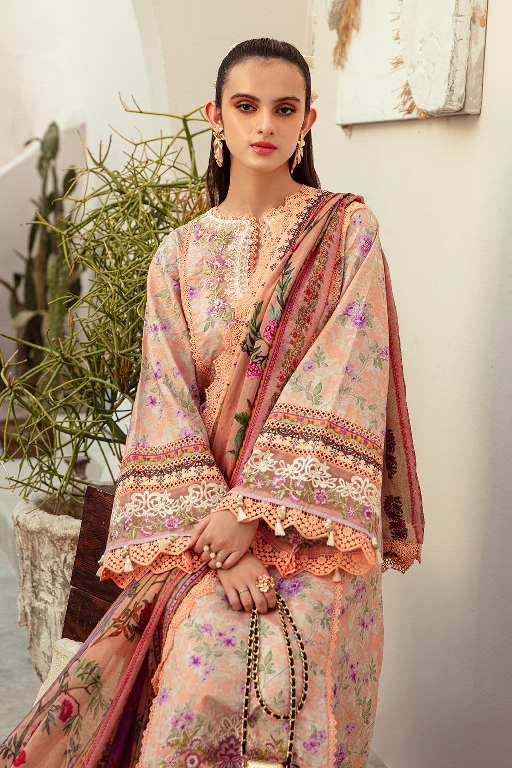AJR ALIF AFFORDABLE LAWN ’24 | Coral Blush