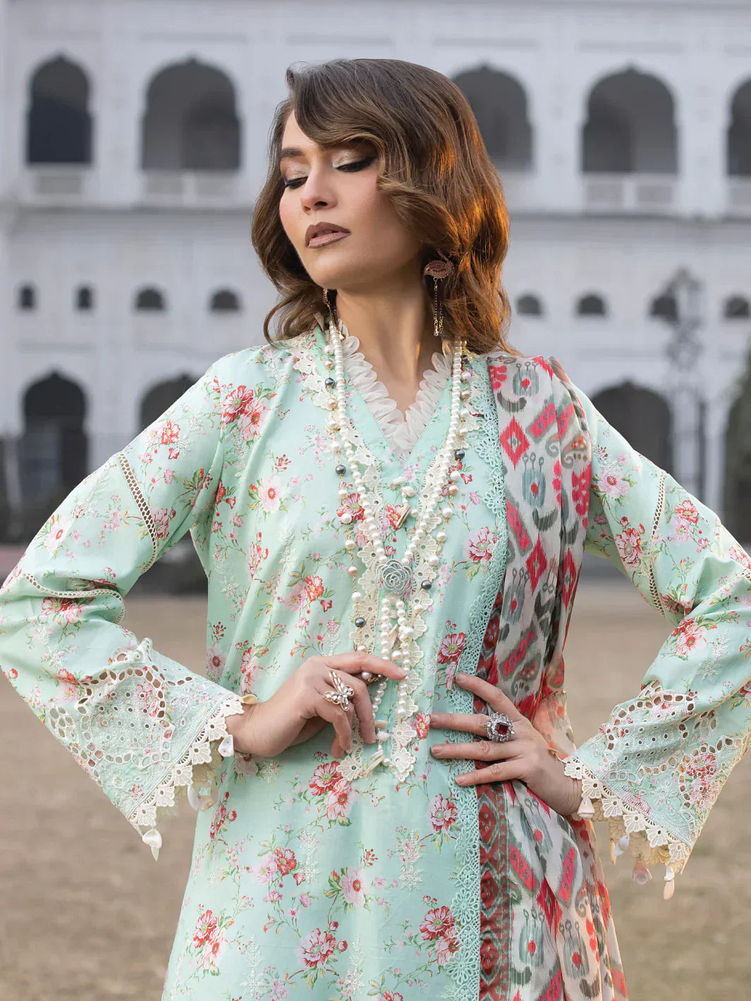 Faiza Faisal | Maya Luxury Lawn | Julia
