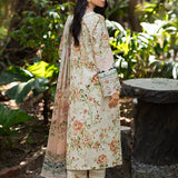 ELAF Signature Embroidered Lawn Unstitched 3Pc Suit ESL-03A ANGELS BREATH