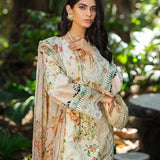 ELAF Signature Embroidered Lawn Unstitched 3Pc Suit ESL-03A ANGELS BREATH