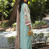 ELAF Signature Embroidered Lawn Unstitched 3Pc Suit ESL-02B PEARLY ESSENCE