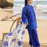 Zainab Chottani Embroidered Chikankari Lawn 3Pc Suit D-07A Motia