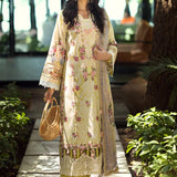 ELAF Signature Embroidered Lawn Unstitched 3Pc Suit ESL-02A PIXIE DUST