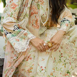ELAF Signature Embroidered Lawn Unstitched 3Pc Suit ESL-03A ANGELS BREATH