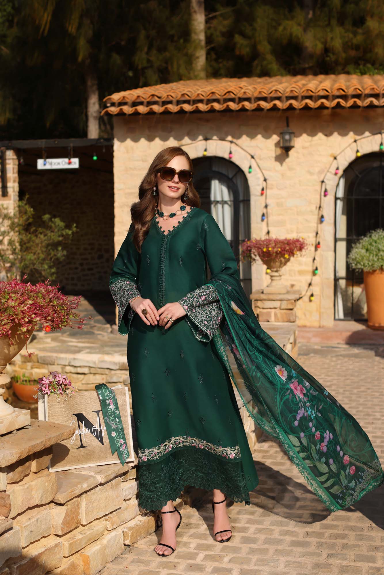 Noor by Saadia Asad | Luxe Chikankari 25 | D1-A
