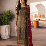 Asim Jofa | Heeriye | AJHE-06 EMBROIDERED CHIFFON 3 PCS