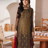 Asim Jofa | Heeriye | AJHE-06 EMBROIDERED CHIFFON 3 PCS