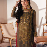 Asim Jofa | Heeriye | AJHE-06 EMBROIDERED CHIFFON 3 PCS