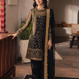 Asim Jofa | Heeriye | AJHE-04 EMBROIDERED ORGANZA 3 PCS