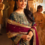 Shehnai by Asim Jofa Embroidered Chiffon Unstitched 3Pc Suit AJSH-20
