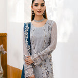 Ramsha | Chevron Chiffon Collection |A-1001