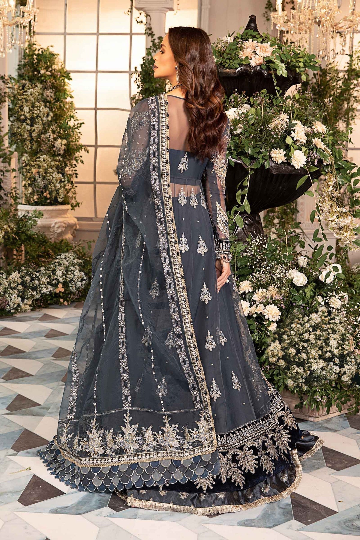 Maria B | Embroidered Formals 24 | Organza Suit | BD-2901