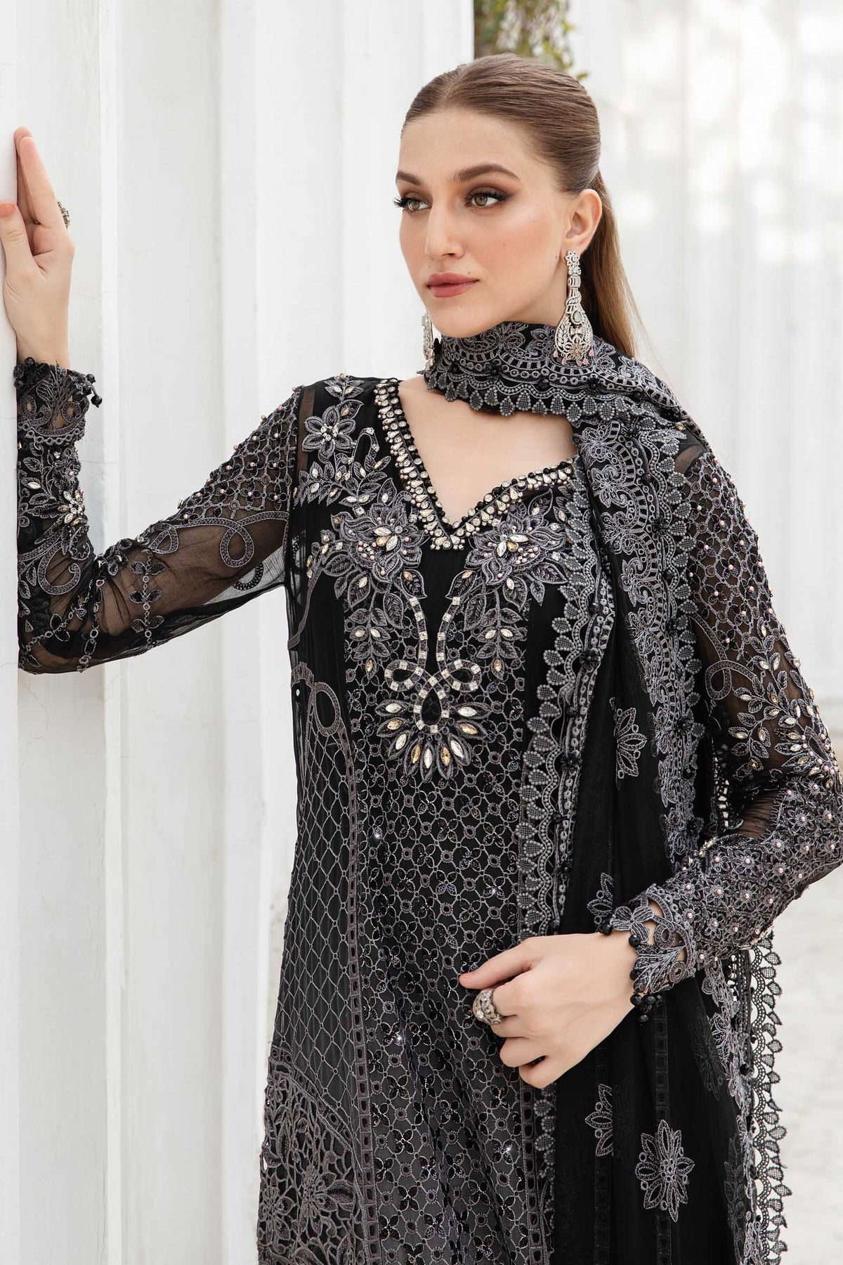 Maria B | Chiffon Formals 24 | Chiffon Suit | MPC-24-101