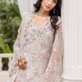 Maria b 3 Piece Unstitched Embroidered Chiffon Suit | MPC-25-101 