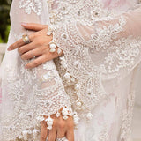 Maria b 3 Piece Unstitched Embroidered Chiffon Suit | MPC-25-101 