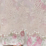 Maria b 3 Piece Unstitched Embroidered Chiffon Suit | MPC-25-101 