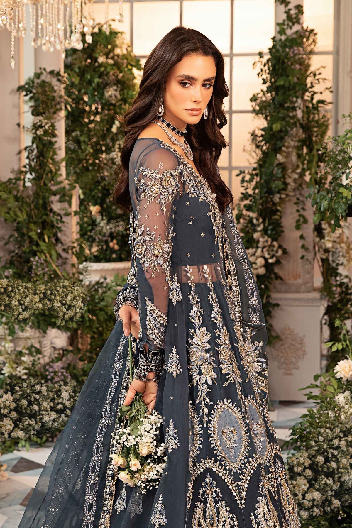 Maria B | Embroidered Formals 24 | Organza Suit | BD-2901